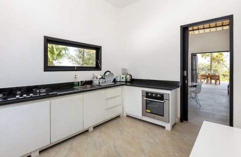 Panoramic Villa, 3 Bedrooms | Private kitchen | Fridge, oven, stovetop, toaster