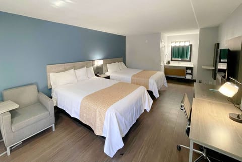 Room, 2 Queen Beds, Non Smoking | Free WiFi, bed sheets