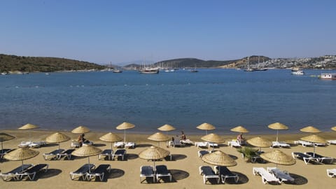 Private beach nearby