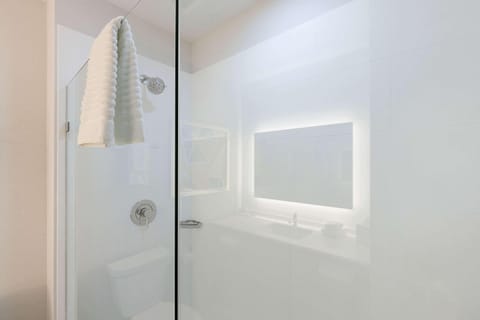 Free toiletries, hair dryer, towels, soap