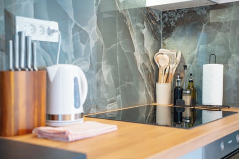 Apartment | Private kitchen | Fridge, oven, stovetop, dishwasher