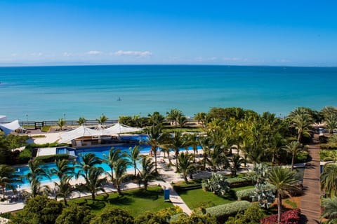 Private beach, white sand, sun loungers, beach umbrellas