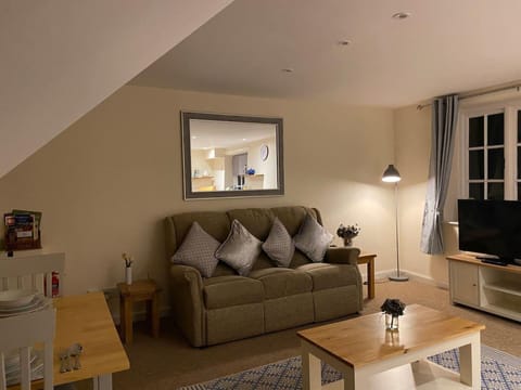 Apartment | Living room | 30-inch TV with digital channels