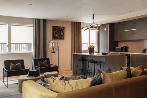 Luxury Apartment, Private Bathroom (Free Parking) | Private kitchen