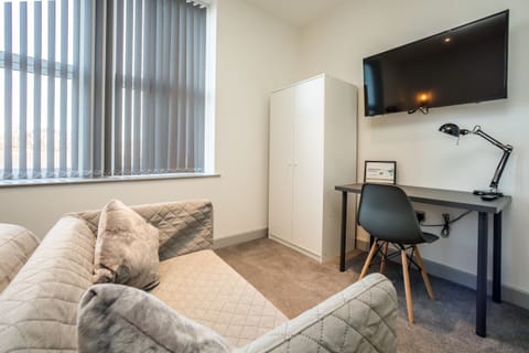 30-inch TV with cable channels