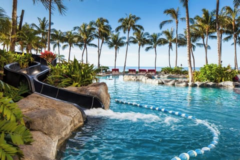 2 outdoor pools, open 8:00 AM to 8:00 PM, cabanas (surcharge)