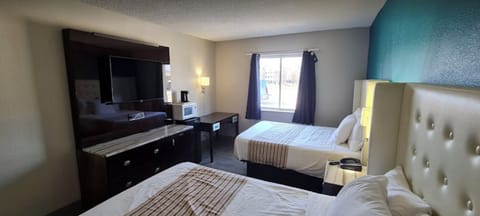 Blackout drapes, iron/ironing board, free WiFi