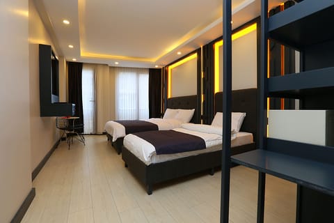 In-room safe, blackout drapes, soundproofing, free WiFi