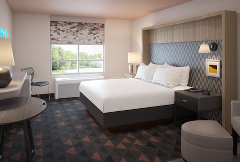 Desk, blackout drapes, iron/ironing board, free cribs/infant beds