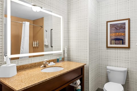 Room, 2 Queen Beds, Accessible | Bathroom | Hair dryer, towels