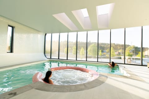 Indoor pool, seasonal outdoor pool