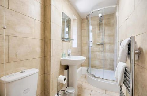 House | Bathroom | Combined shower/tub, deep soaking tub, hair dryer, towels
