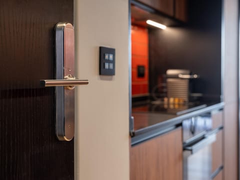 Exclusive City Escape Suite | Private kitchenette | Mini-fridge, coffee/tea maker, electric kettle, toaster