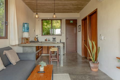 Deluxe Suite (#1) | Living area | 50-inch Smart TV with digital channels, TV, Netflix