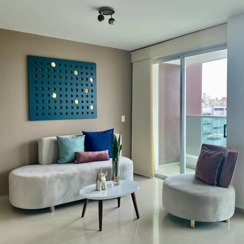 Basic Apartment | Living room | 32-inch flat-screen TV with cable channels, TV