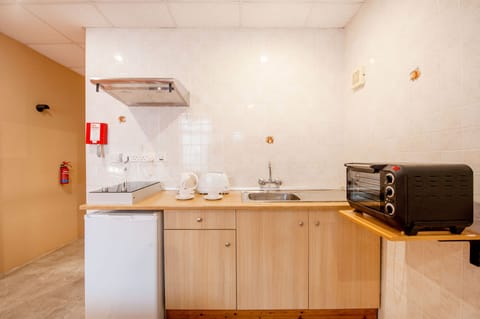 Standard Double Room | Private kitchen | Fridge, oven, stovetop, electric kettle