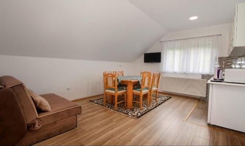 Apartment (Two-Bedroom Apartment) | Living room | 25-inch TV with satellite channels