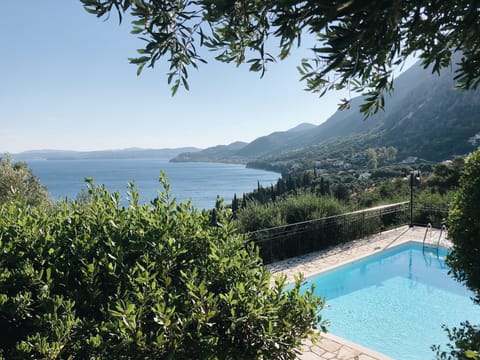 Grand Villa, 4 Bedrooms, Private Pool, Sea View | View from room