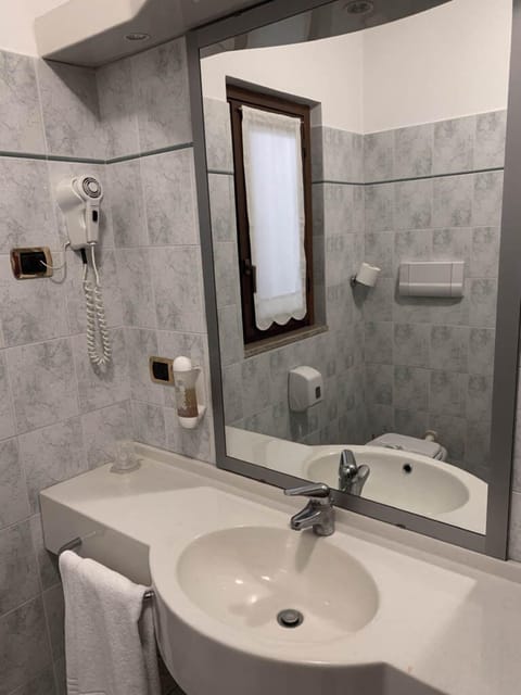 Shower, hair dryer, bathrobes, bidet