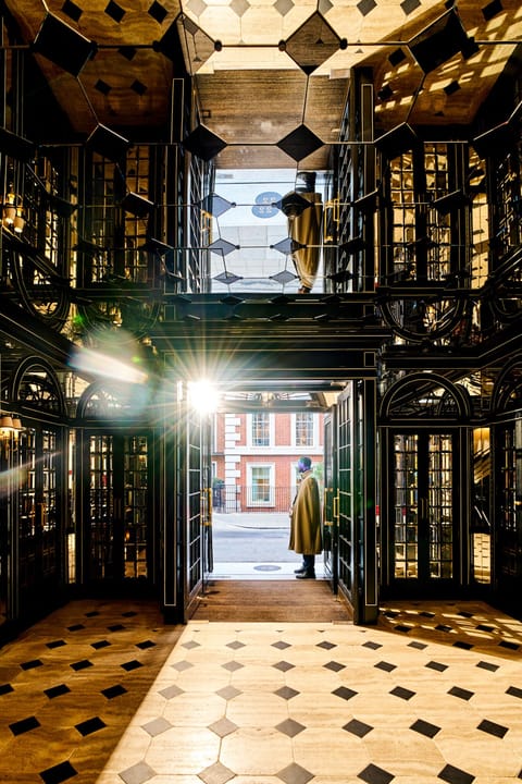 Interior entrance