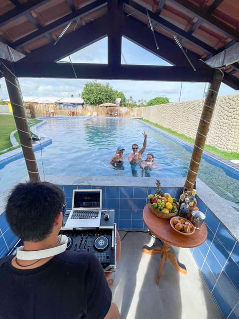 Poolside bar