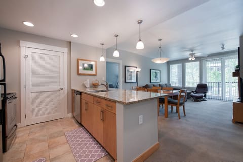 Condo, 2 Bedrooms | Private kitchen | Coffee/tea maker, fridge, oven, toaster