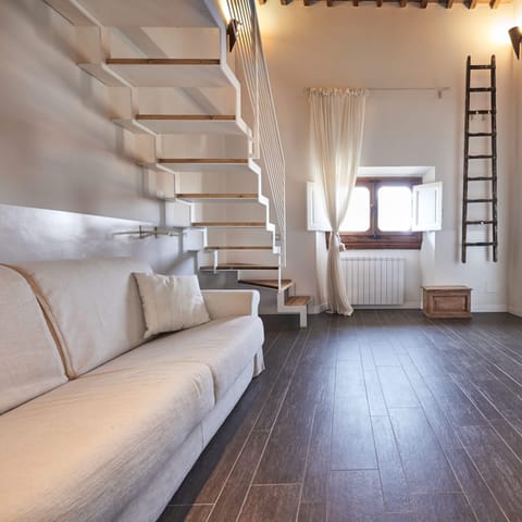 Apartment, 1 Bedroom | Living area | LCD TV