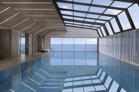 Indoor pool, seasonal outdoor pool