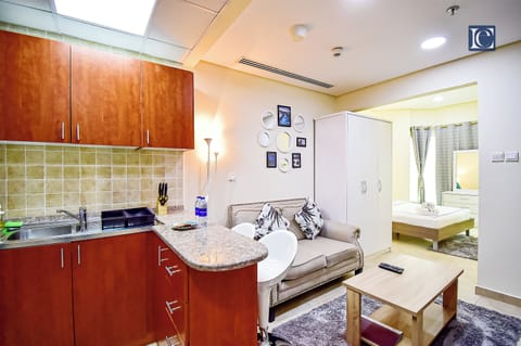 Studio | Living area | 44-inch LED TV with satellite channels, TV
