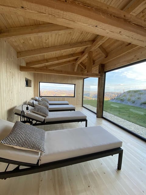 Sauna, facials, massages