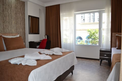 Classic Triple Room, Non Smoking, City View | Minibar, desk, laptop workspace, free WiFi