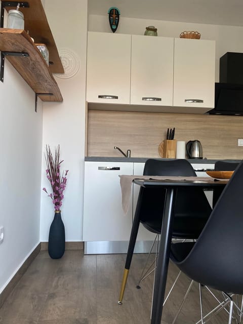 Apartment (One Bedroom Apartment with Balcony) | Private kitchen | Fridge