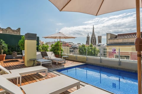 Rooftop pool