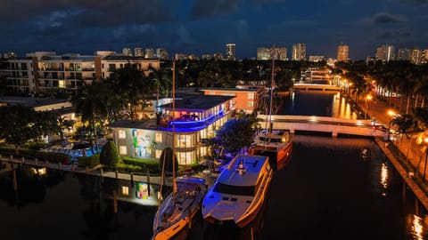 Front of property - evening/night