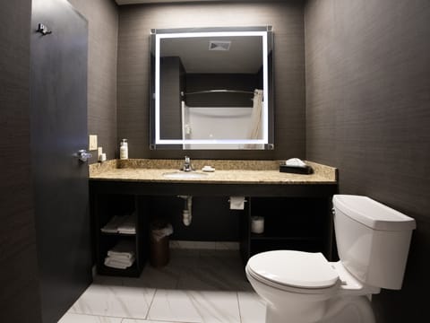 Free toiletries, hair dryer, towels, soap