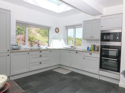 Fridge, dishwasher, electric kettle, toaster