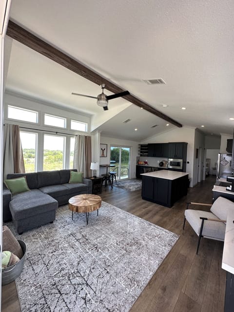 Signature Cabin, 1 King Bed with Sofa bed, Lake View | Premium bedding, down comforters, memory foam beds