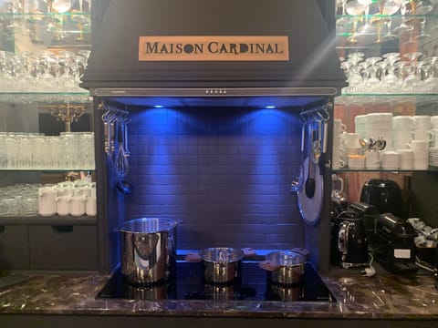 Apartment | Private kitchen | Espresso maker, coffee/tea maker, electric kettle, dining tables