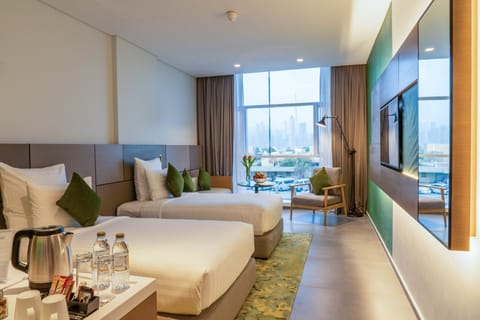 City Premium Room | Minibar, in-room safe, desk, laptop workspace