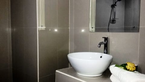 Combined shower/tub, spring water tub, rainfall showerhead