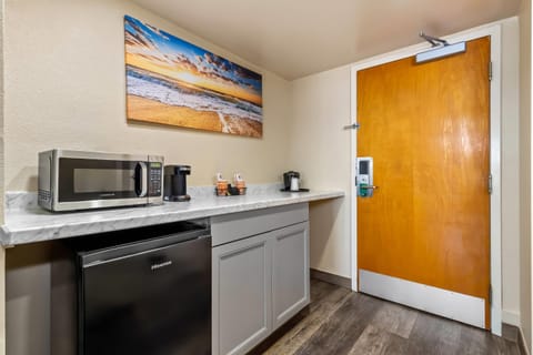 Suite, 2 Double Beds, Non Smoking | Desk, laptop workspace, iron/ironing board, free WiFi