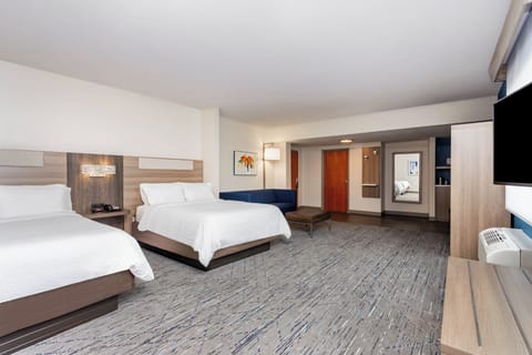 Suite, 2 Queen Beds | In-room safe, desk, iron/ironing board, cribs/infant beds