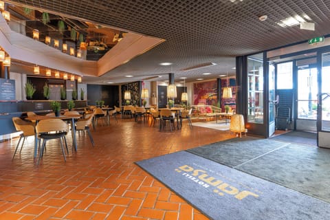 Interior entrance