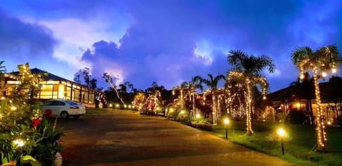 Front of property - evening/night