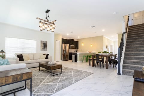 60-inch Smart TV with cable channels, Netflix, Hulu