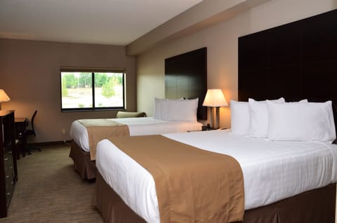 Standard Room, 2 Queen Beds | Premium bedding, pillowtop beds, soundproofing, iron/ironing board