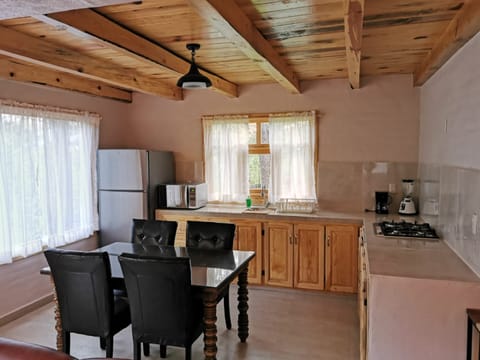 Family Cabin, 3 Bedrooms | Private kitchen | Fridge, microwave, dining tables