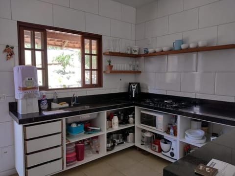 Family House | Private kitchen | Fridge, microwave, stovetop, blender