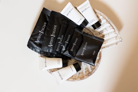 Comfort Room | Bathroom | Shower, rainfall showerhead, hair dryer, bathrobes