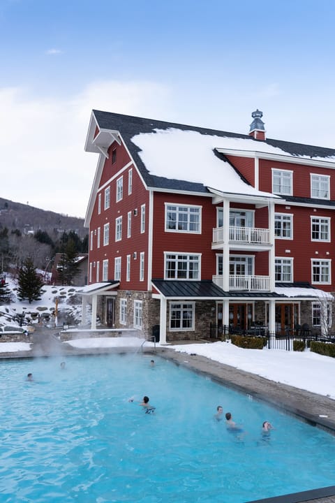 Indoor pool, seasonal outdoor pool